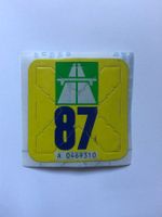 Autobahnvignette 1987