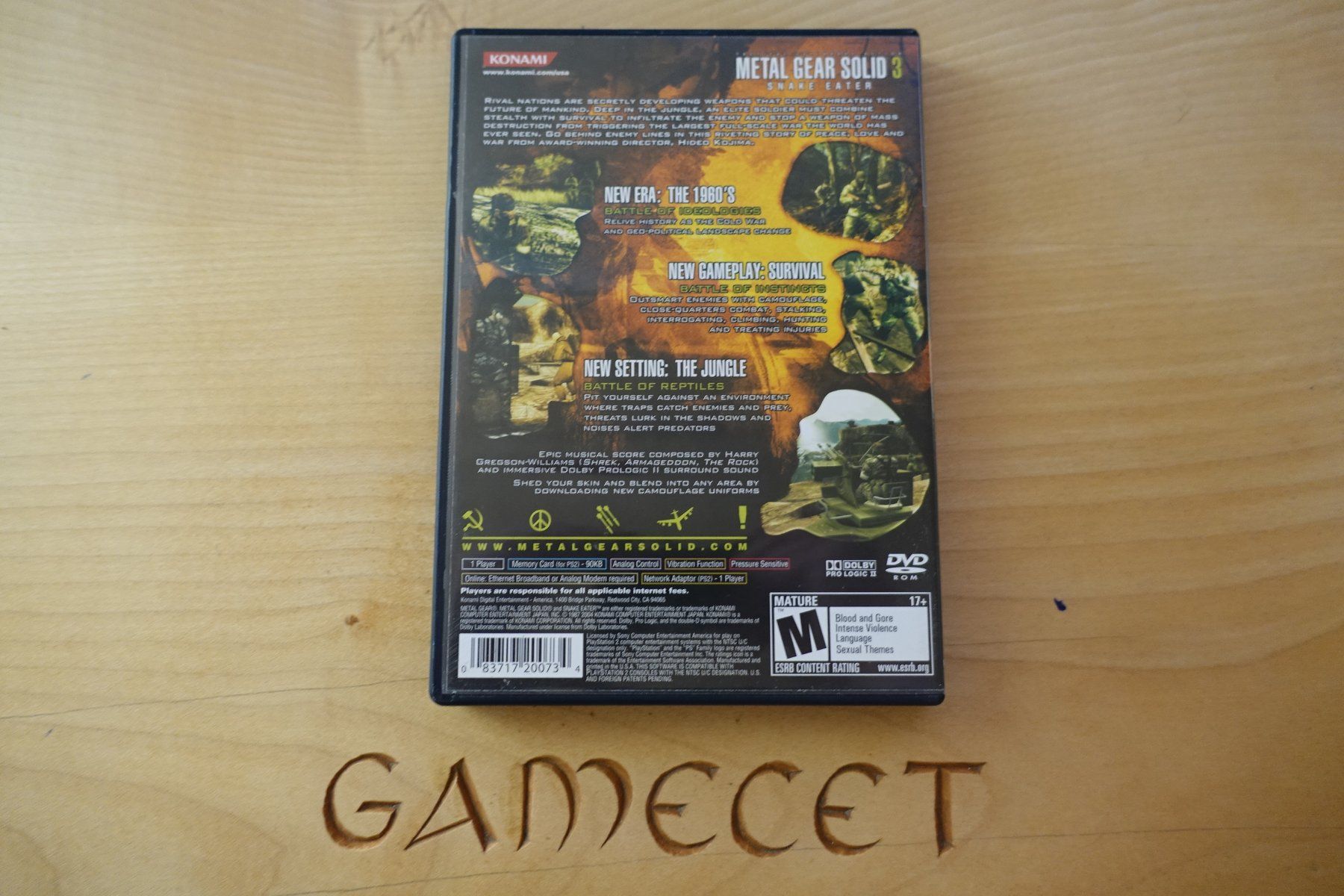 Sony Jeux: Metal Gear Solid 3: Snake Eater - Amerika – D'occasion à Steinach par Gamecet 3