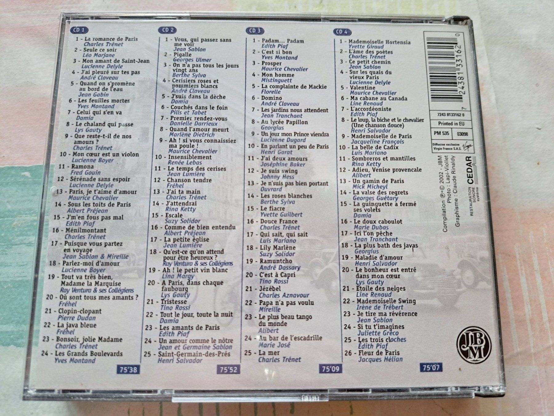 CDs: Coffret 4 Cds 100 Chansons françaises de Légende – D'occasion à Pully par bro_n52j 2
