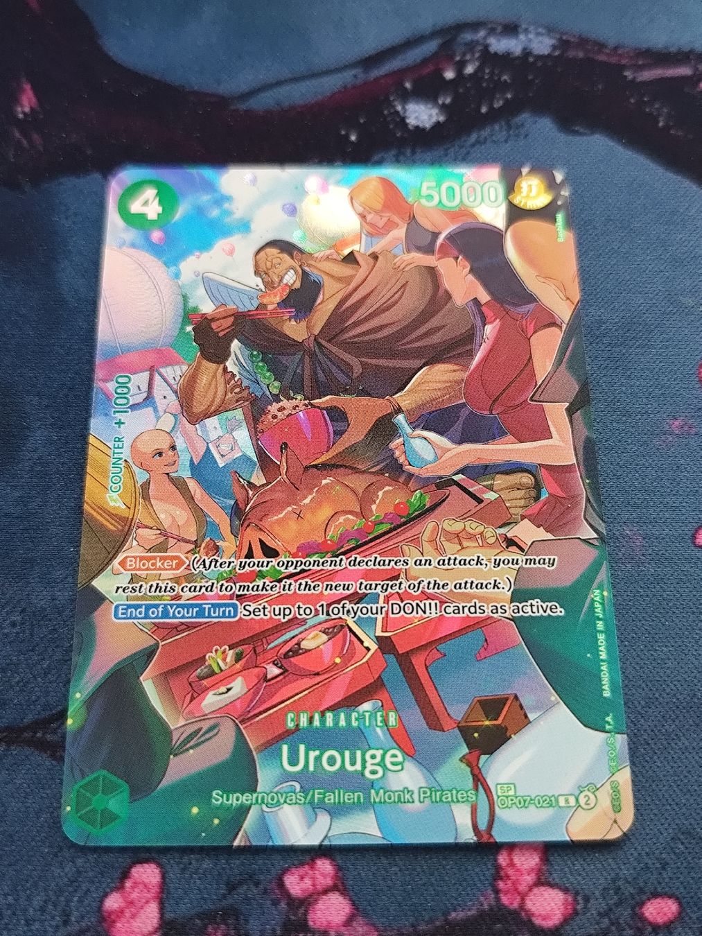 Bandai Carte collezionabili: One Piece Urouge OP07-021 EN – Nuovo (secondo la descrizione) da Schlossrued venduto da LAP2012
