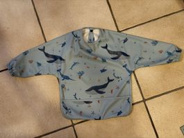 Langarm-Lätzchen Dinosaurer + Meerestiere 🐳 S