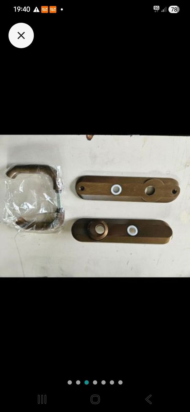 Eisenwaren: Türgriff Garnitur Messing-Optik, neu & originalverpackt – Neu (gemäss Beschreibung) aus Oberburg von znas 1