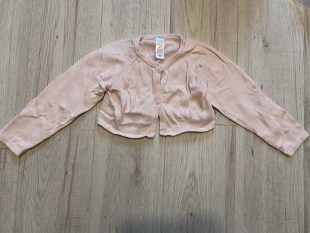 Cardigan jaquette courte fille rose 92cm 2 ans 24 mois bolér