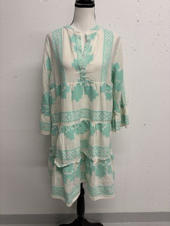 Sommerkleid August Gr. S Baumwolle mint griechischer Stil