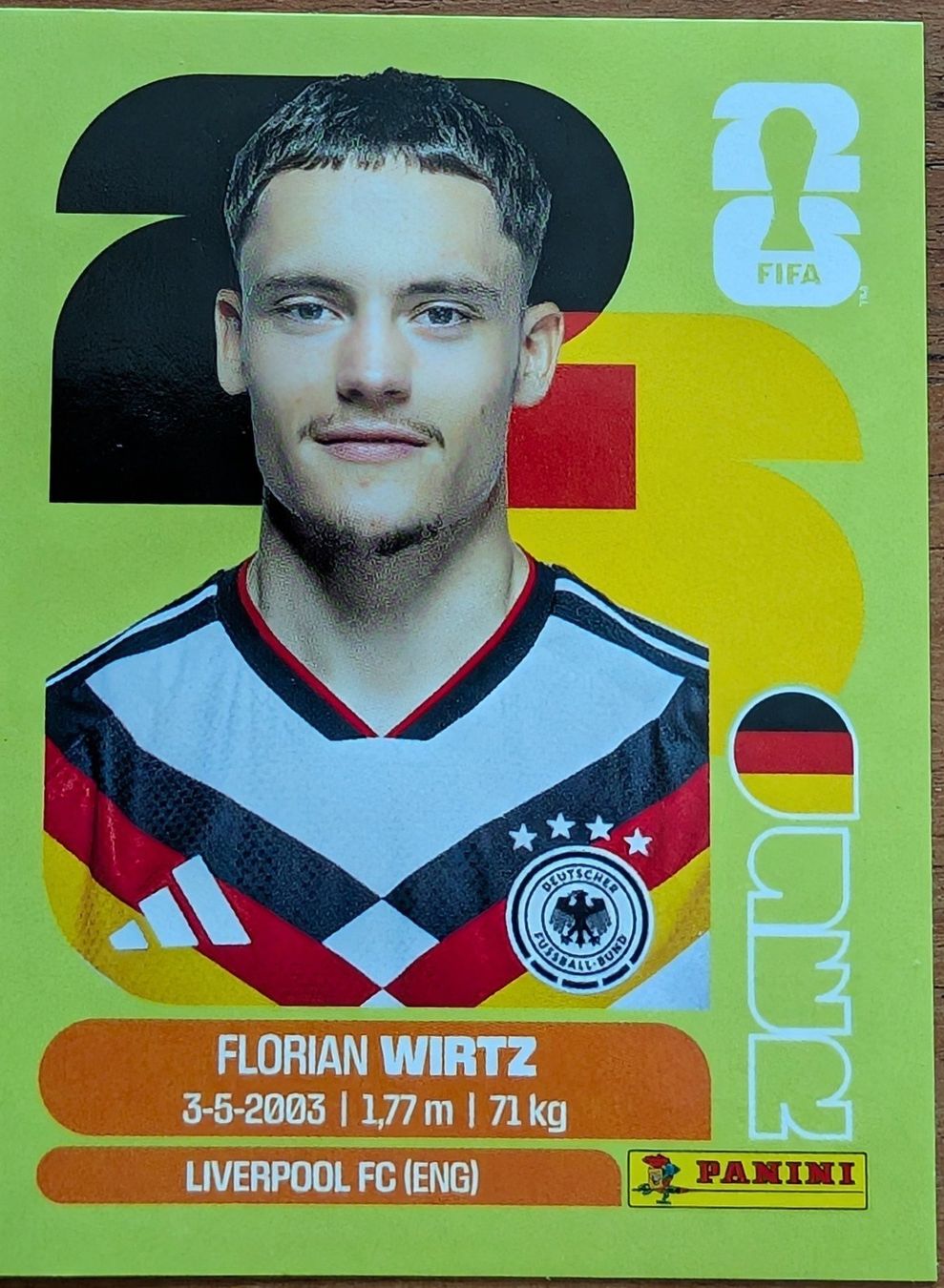 Panini Carte collezionabili: wm 2026 panini bild Florian Wirtz GER 11 – Nuovo (secondo la descrizione) da Zürich venduto da Milk-and-Chicken