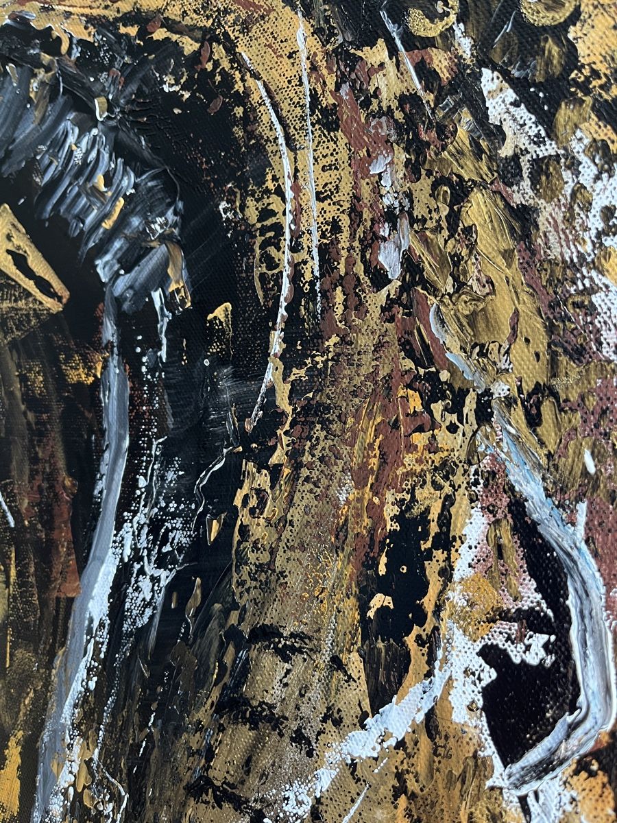 Dipinti: Goldig abstraktes Acrylgemälde 50x60 Einzelstück – Nuovo (secondo la descrizione) da Hochdorf venduto da Jasminurschel 9