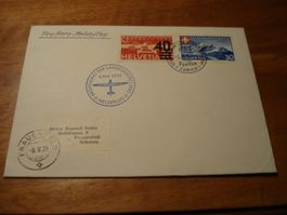 Flugbrief 1939, Landi-Meldeflug, schön frankiert, gelaufen