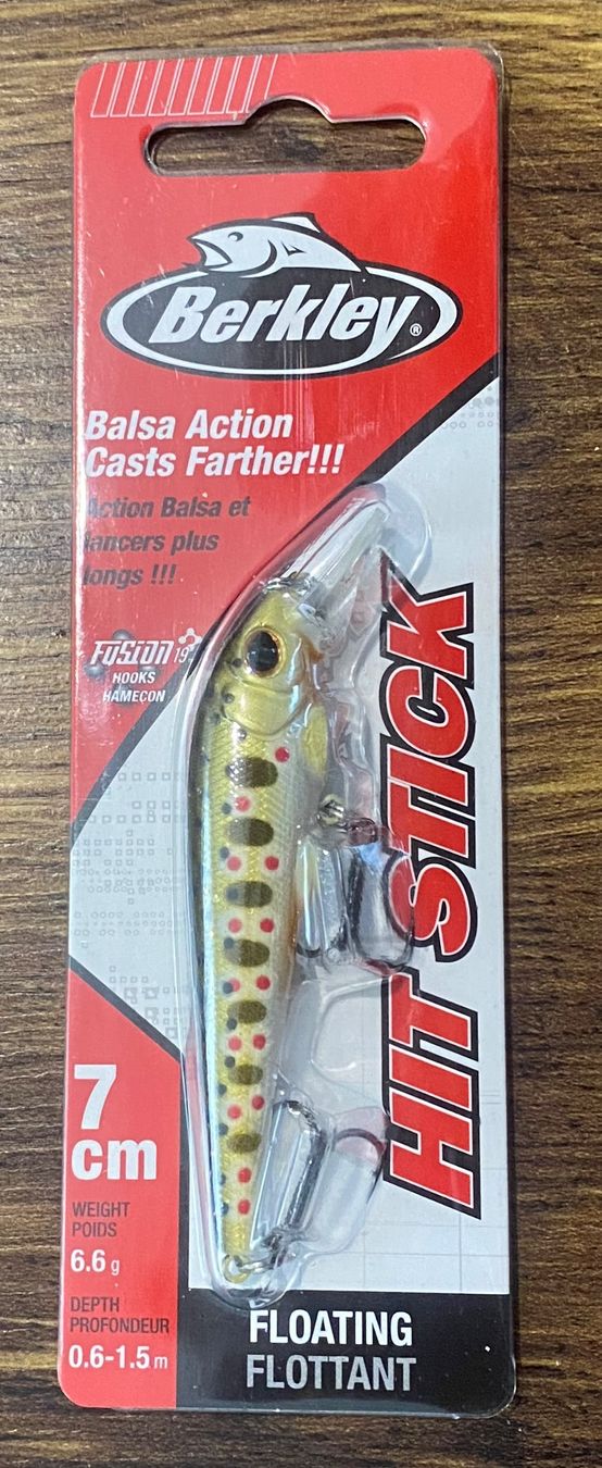 Berkley Esche: Berkley Wobbler Hit Stick floating - 7 cm 6.6 gr – Nuovo e nell'imballaggio originale da Widnau venduto da Fishingtackle_Oggy 1