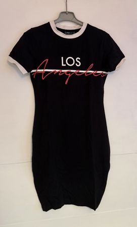 Schwarzes Sommerkleid "Los Angeles", Grösse S, neuwertig