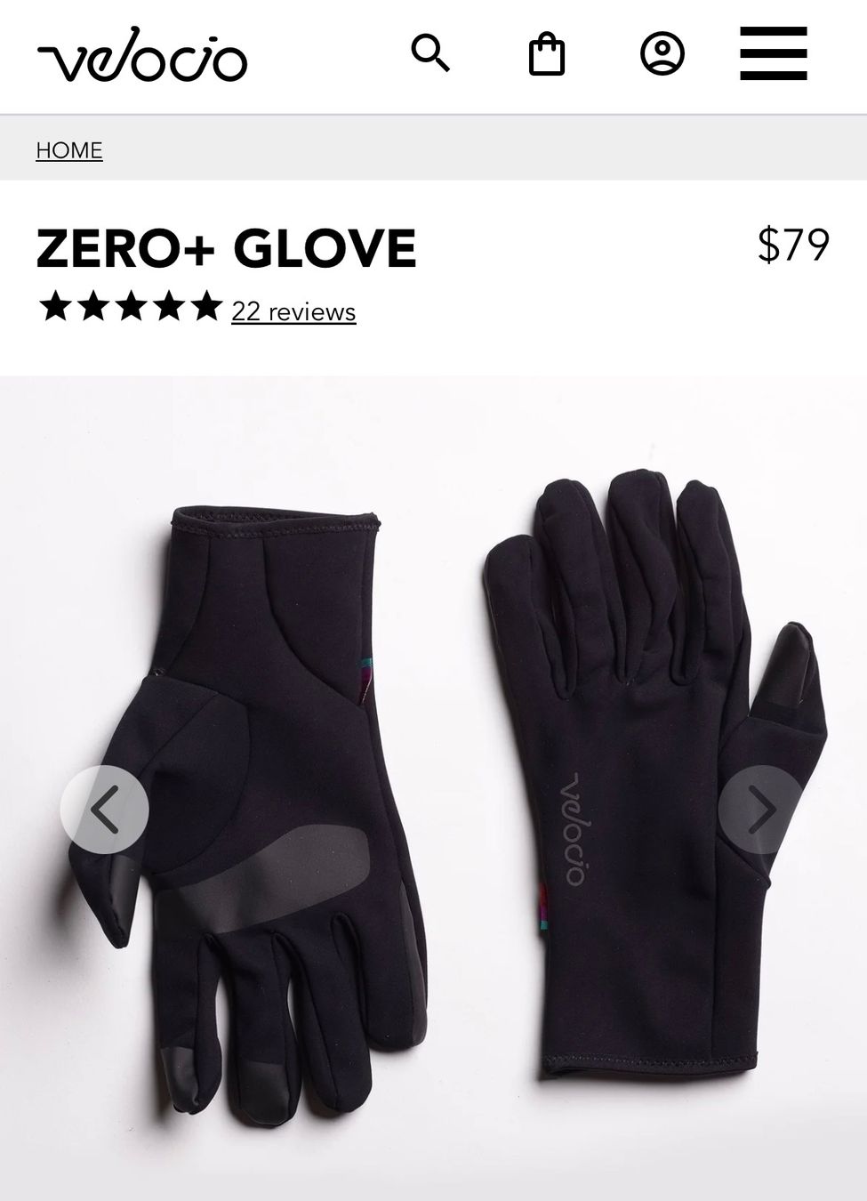 Guanti & manicotti: Winter velo handschuhe.XS. Velocio – Nuovo e nell'imballaggio originale da Zürich venduto da til_smy2