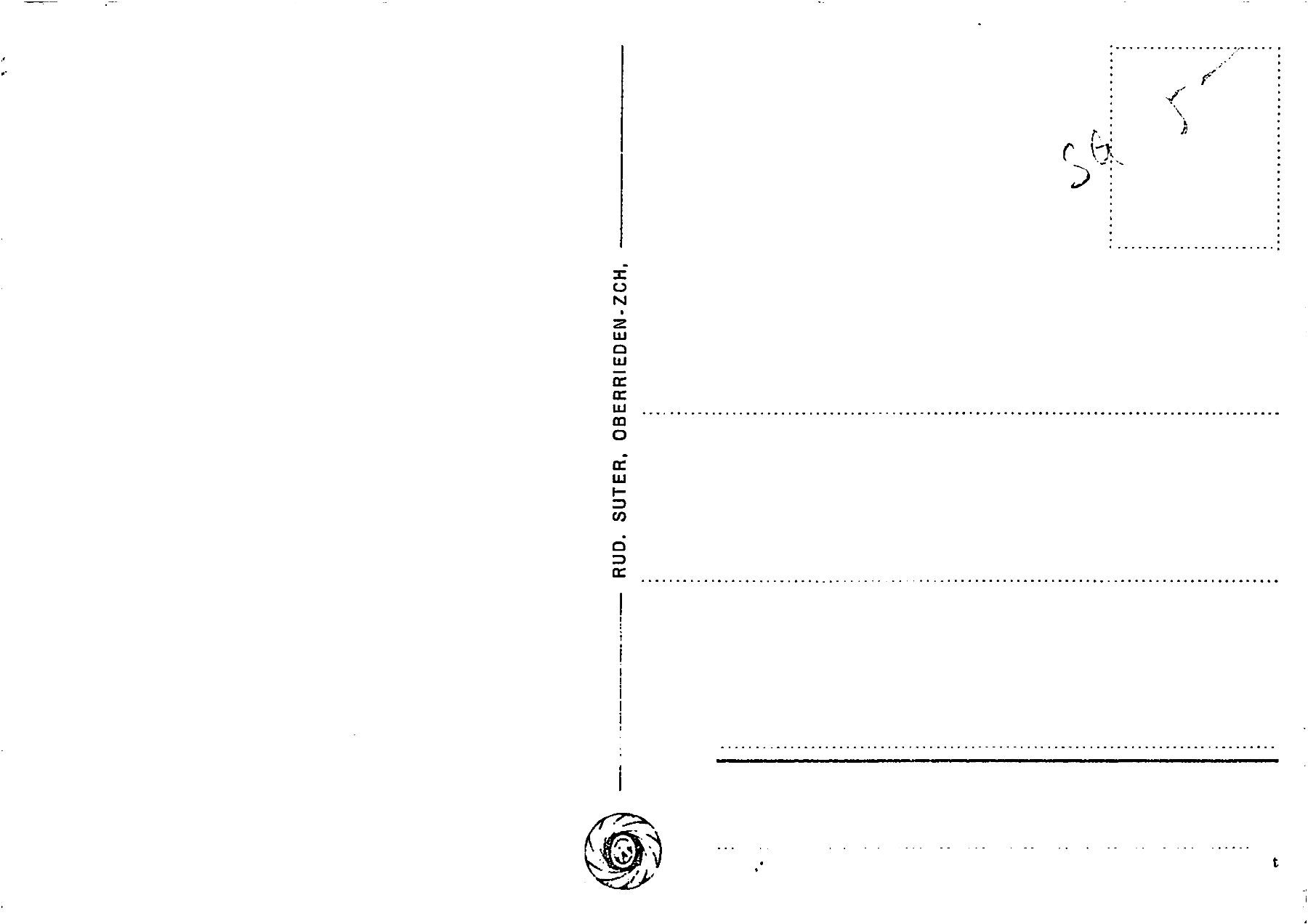 Cartoline postali: Uznach – Usato da Ottikon b.Kemptth. venduto da Neptun1974 1
