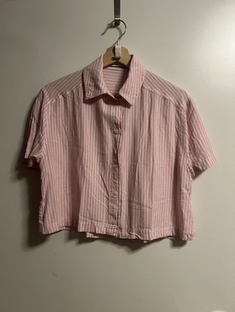Rosa Sommerbluse Bershka Gr. S