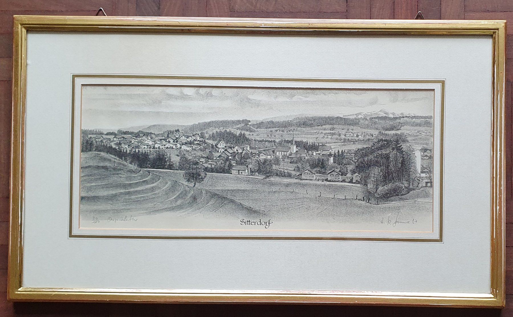 Grafica & Litografie: Bild - Sitterdorf, Lithographie – Usato da Kreuzlingen venduto da Rschweiz1