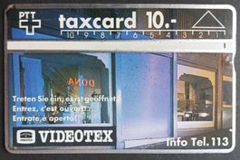 Taxcard - Videotex - CH