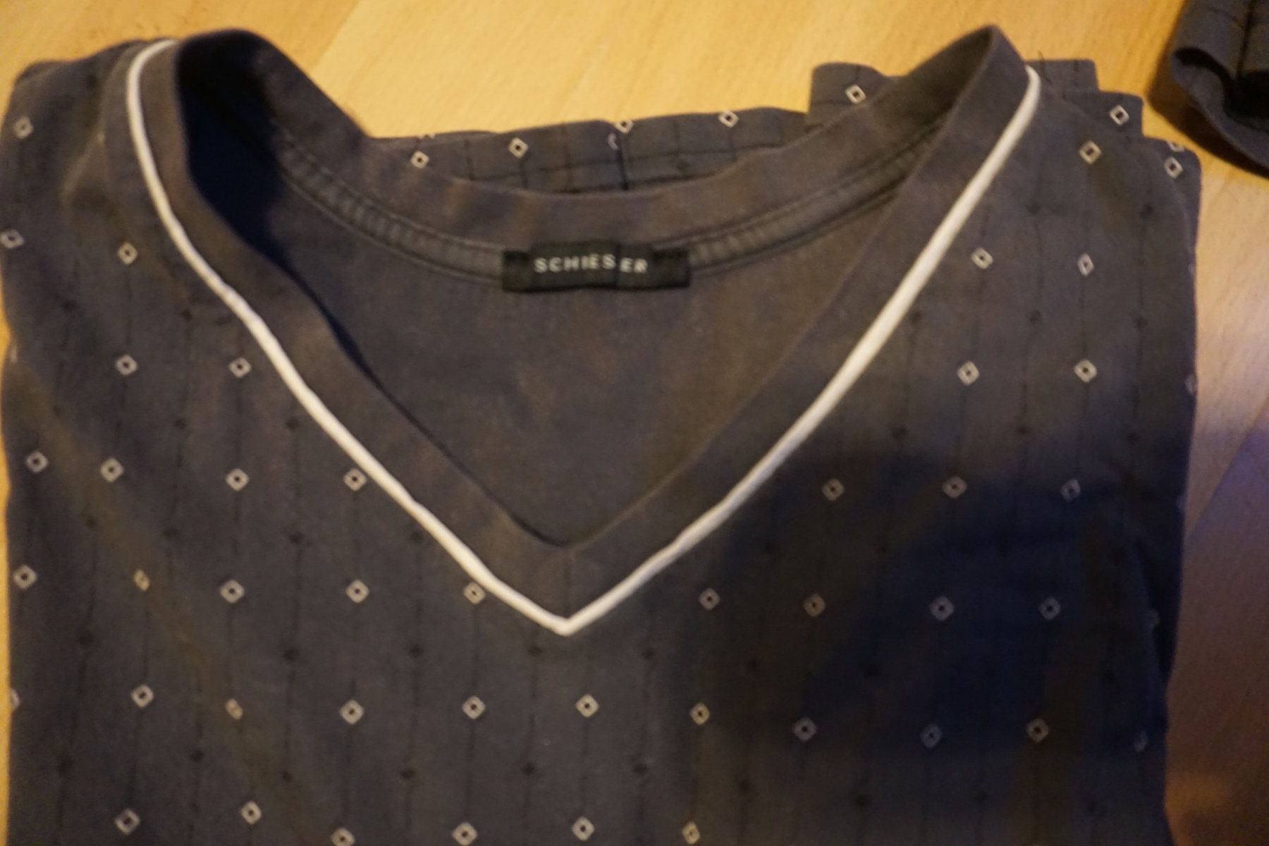 Schiesser Pyjamas: Pyjama kurz grau gemustert Herren Gr.50 – Gebraucht aus Zürich von einalemjena 3