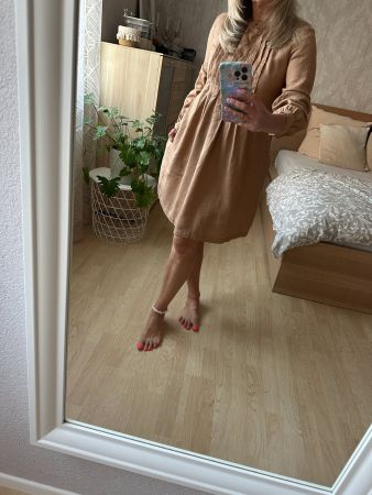 Wunderschönes Kleid aus 100% Leinen Gr.S-M wie neu