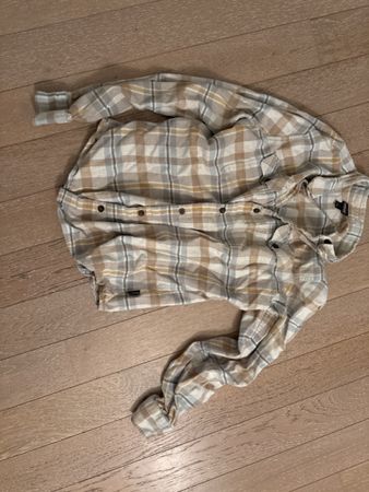 Patagonia Organic Cotton Flannel Shirt L - Cozy Fall Staple!