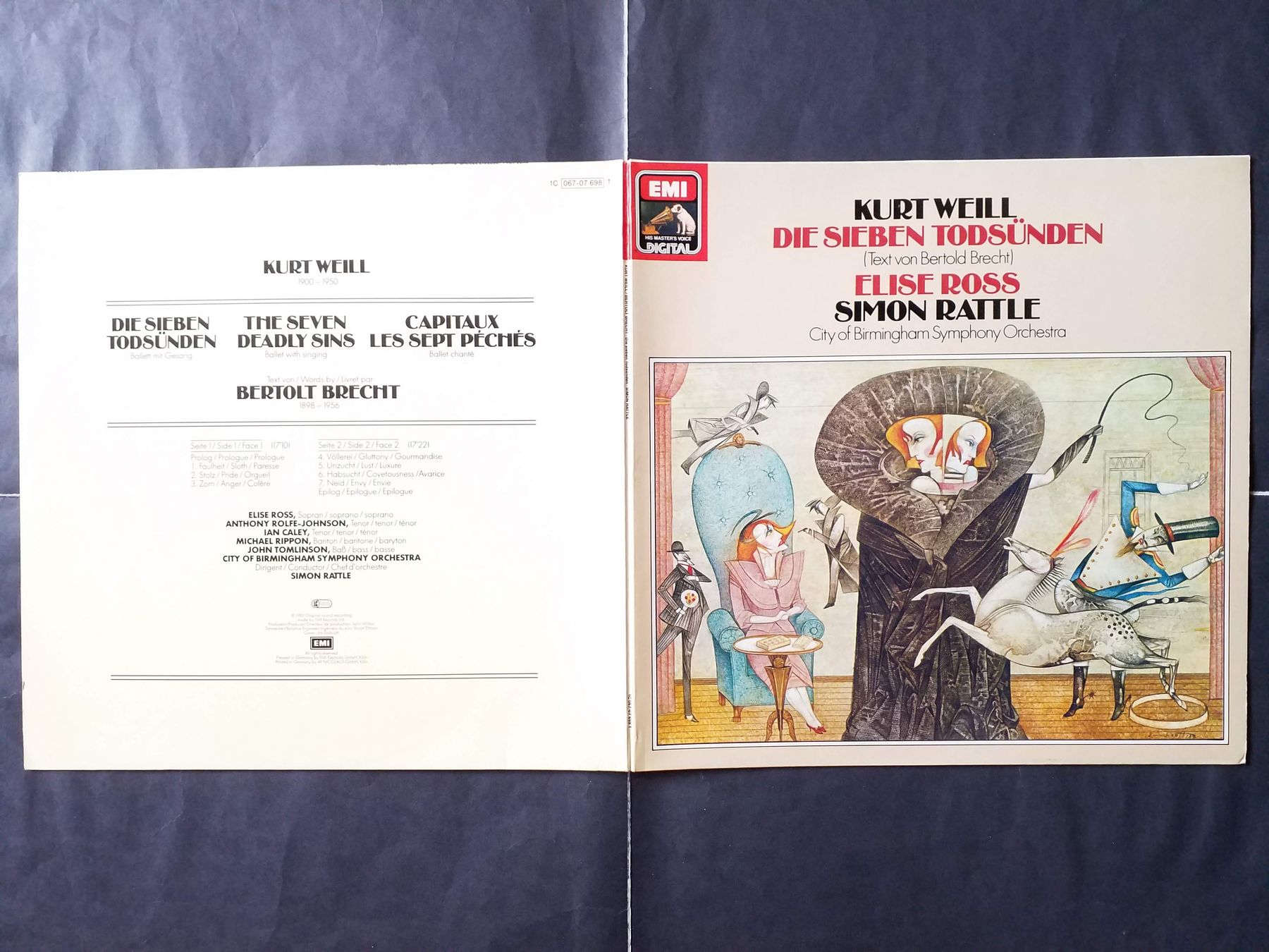 Dischi in vinile: KURT WEIL,  die sieben .......... 1st press  - NEW - – Nuovo (secondo la descrizione) da Yverdon-les-Bains venduto da Jacotreut 1
