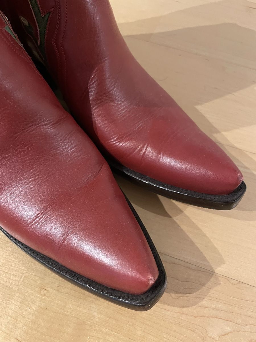 Scarpe per cavalli: Leder Cowboy Boots 38.5 – Nuovo (secondo la descrizione) da Adliswil venduto da alexreducereuse 1