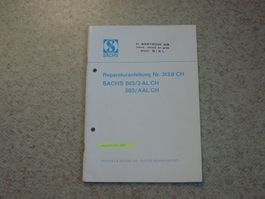 ORIGINAL Reparaturanleitung  Sachs 503 neuwertig / gelocht