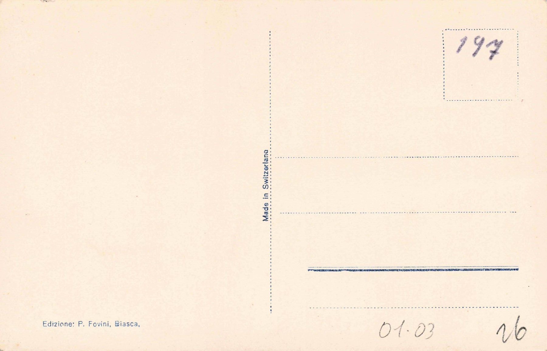 Cartoline postali: Biasca – Usato da Biasca venduto da Blenio71 1
