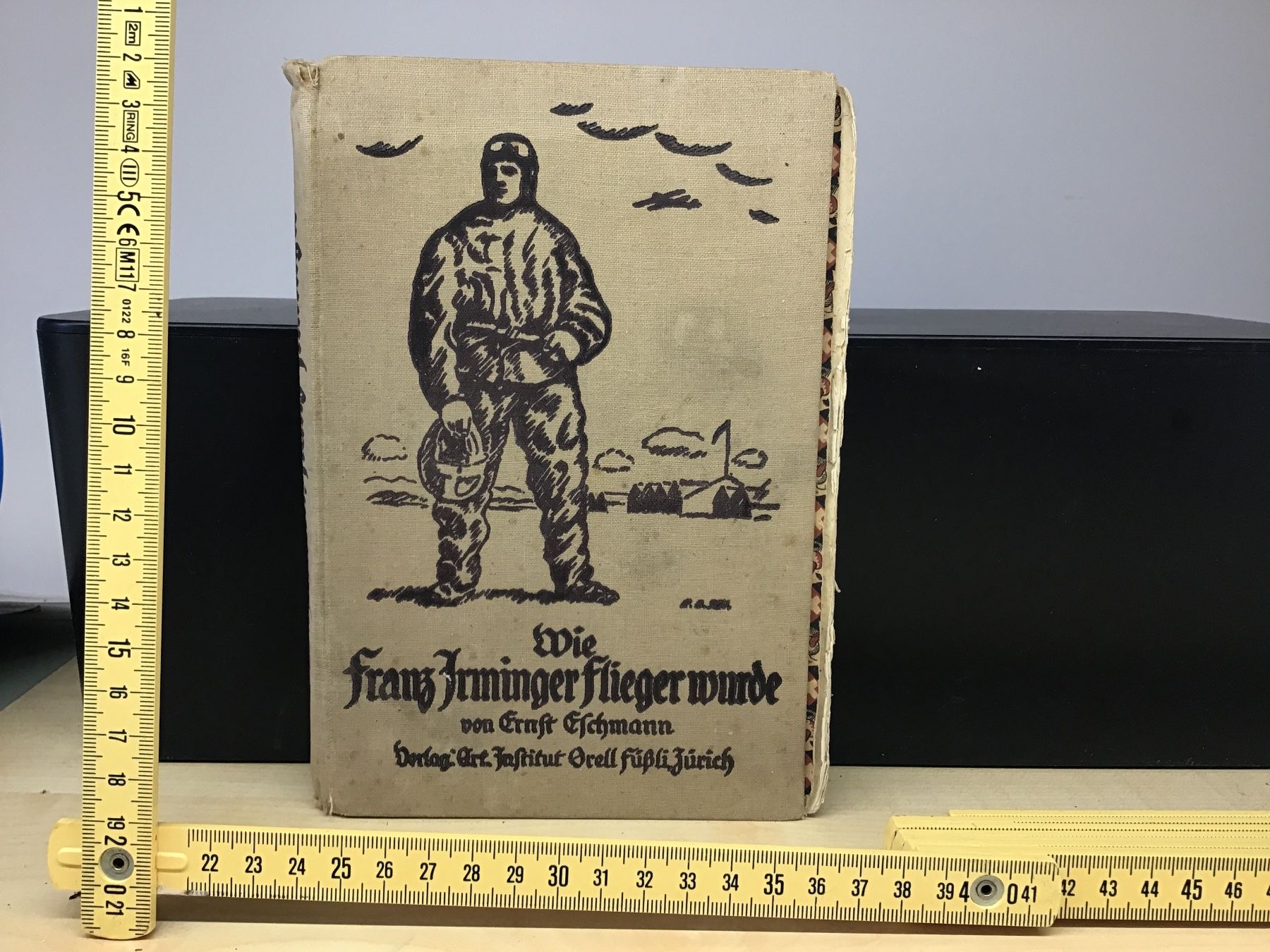 Bücher: Antikes Buch "Frans Irminger Flieger" von 1938 – Gebraucht aus Männedorf von Modell-Spezialisten