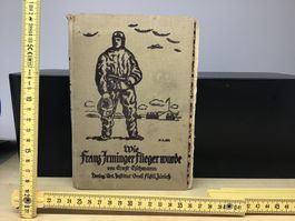 Antikes Buch "Frans Irminger Flieger" von 1938