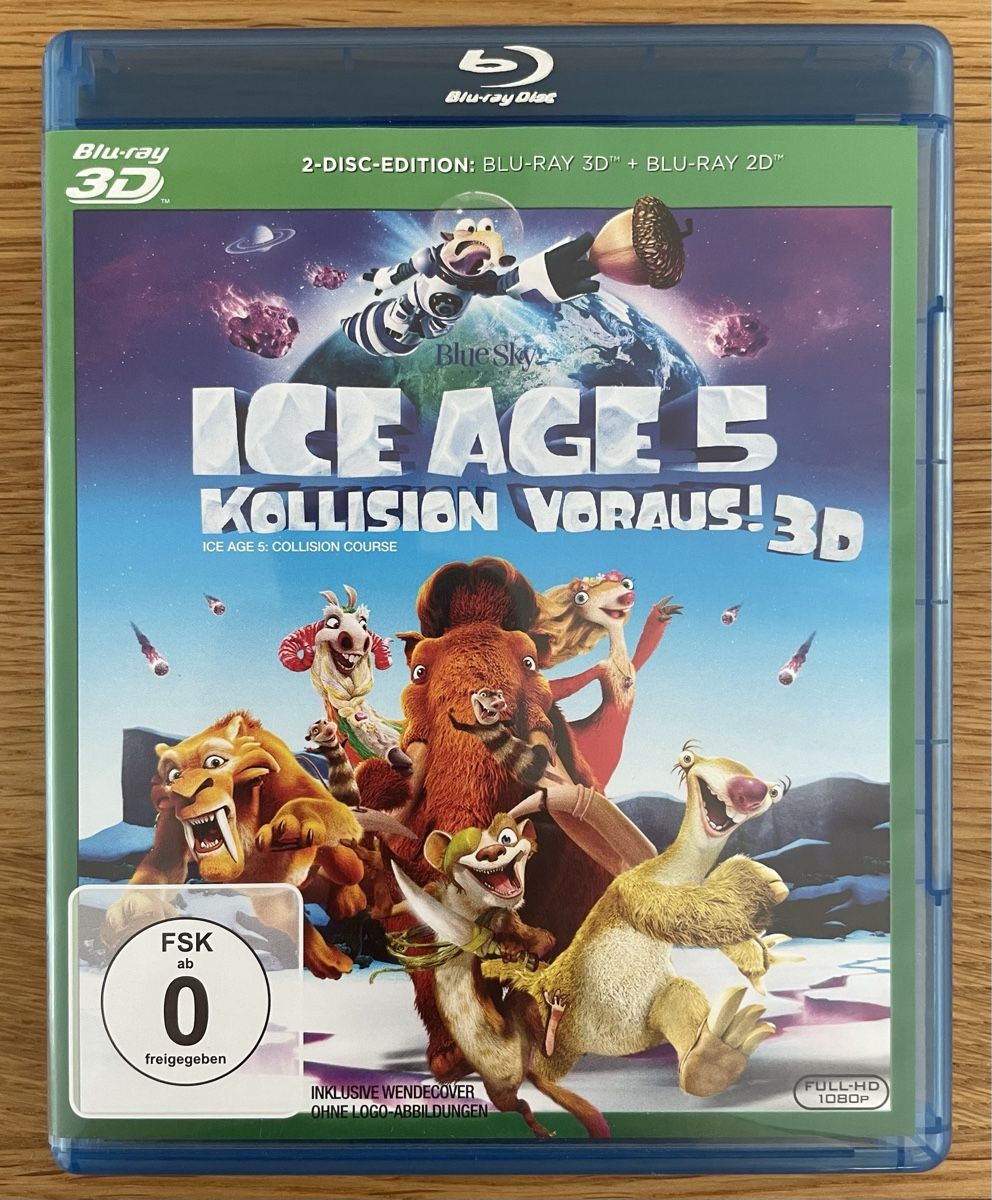 Tutti i DVDs: BLU-RAY - Ice Age 5 (2D / 3D) – Usato da Eglisau venduto da felix_ch