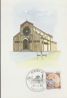 CARTOLINA SANDRO MADONNA # 94 VERONA ANNULLO FILATELICO FDC