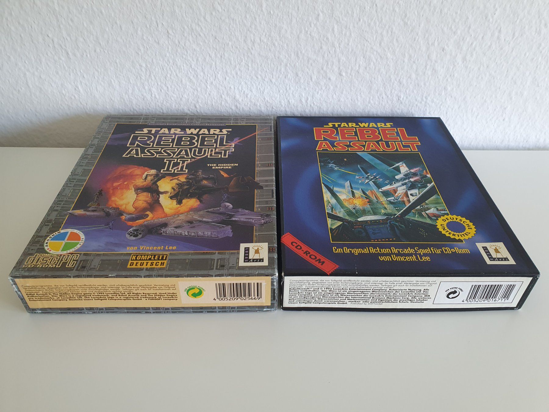 Giochi: PC Games Star Wars: Rebel Assault 1+2 1993-95 Big Box Bundle – Usato da Greifensee venduto da perfectioN88 3
