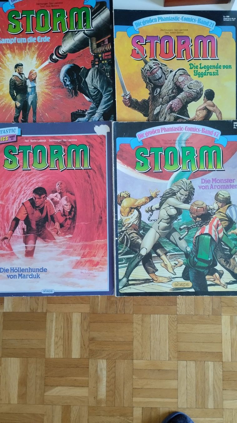 Fumetti: EHEPA PHANTASTIC COMICS STORM 8 BÄNDE – Usato da Basel venduto da Bal-Sagoth 2