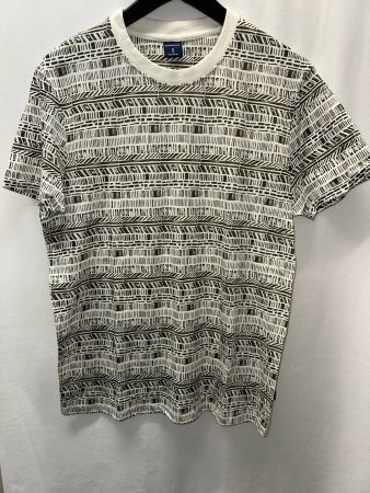 Boho Style T-Shirt Grün weiss Bohemian Gr. S