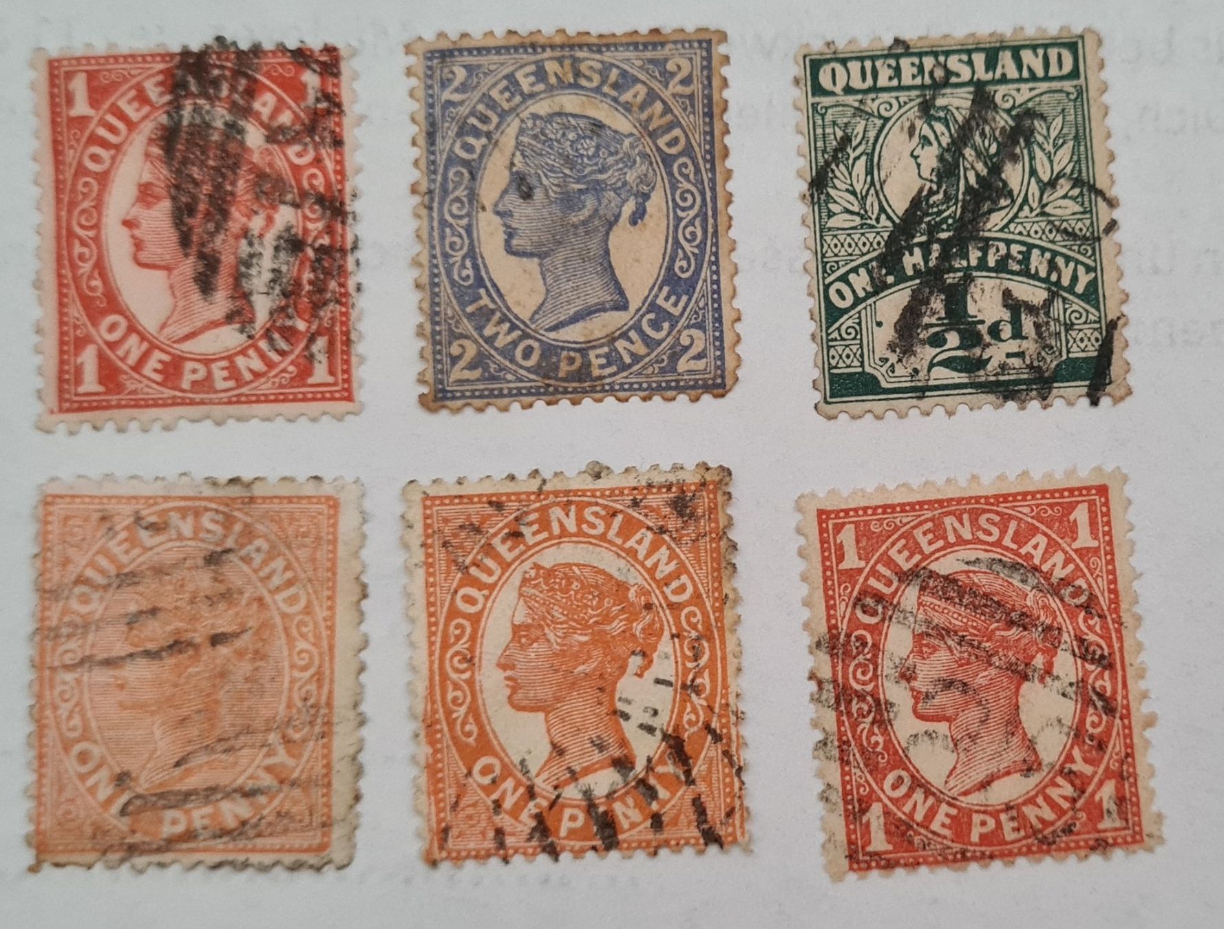 Alle Briefmarken: England Kolonien (QUEENSLAND) – Gebraucht aus Oberglatt ZH von Pacos2000