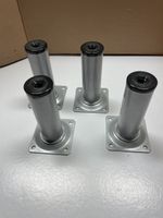 Element System Möbel Füsse, Silber, 10cm, Top Zustand!