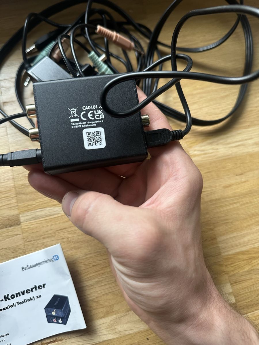 Convertitori: LogiLink Audio Converter CA0101: Optimiere das Klangerlebnis – Usato da Basel venduto da donald_duck_313 2