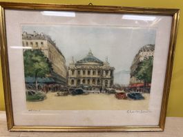 Gemälde Paris Charles Blondin limitierte Auflage 40-500 A 