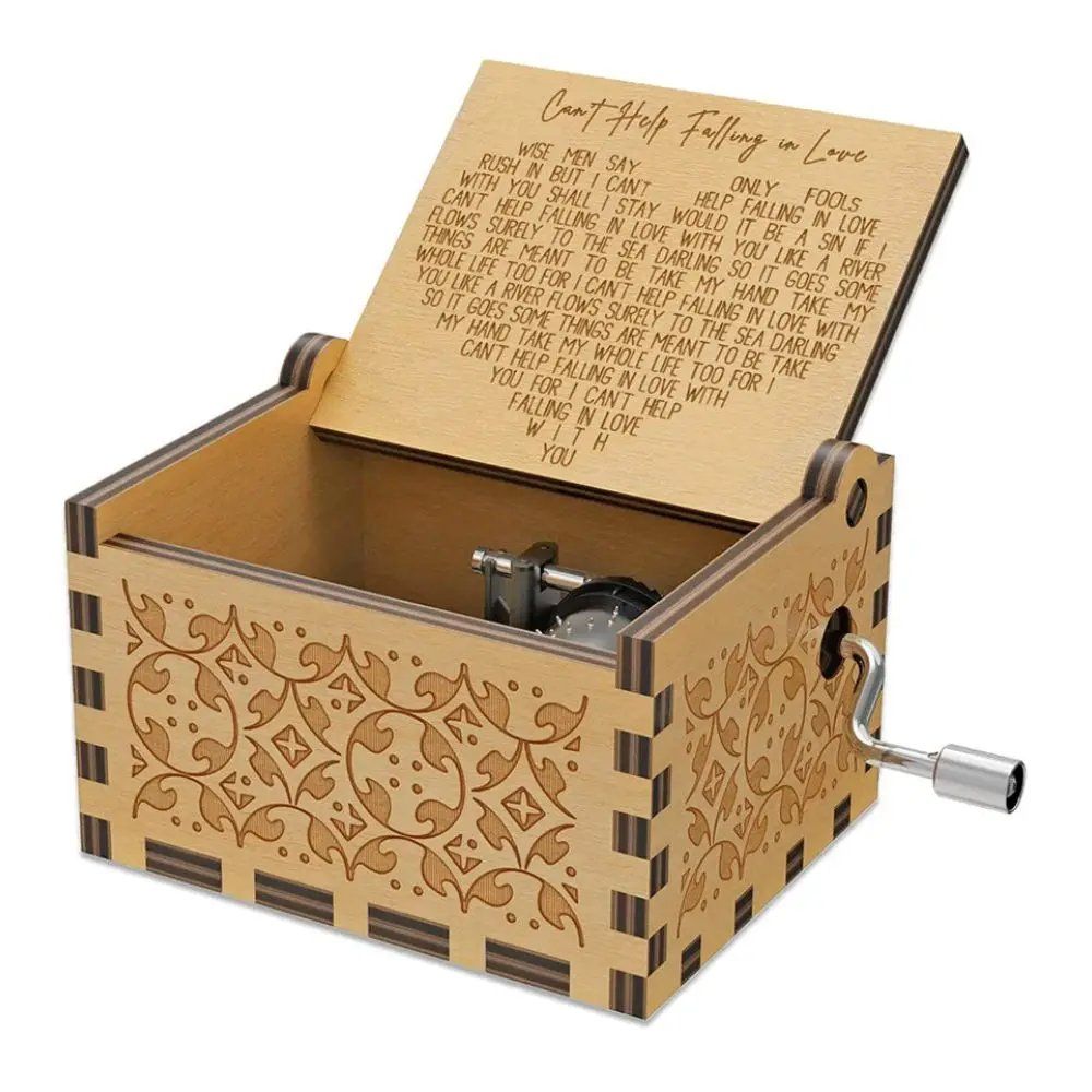 Strumenti musicali: Mini Drehorgel Elvis Presley Can't help falling in Love – Nuovo e nell'imballaggio originale da Dättlikon venduto da easythings 1