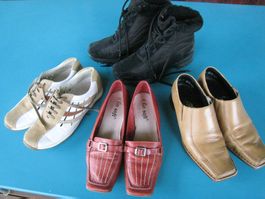 4 Paar Schuhe Gr 4,5 / 37-38 / Rieker, Go soft, Rohde