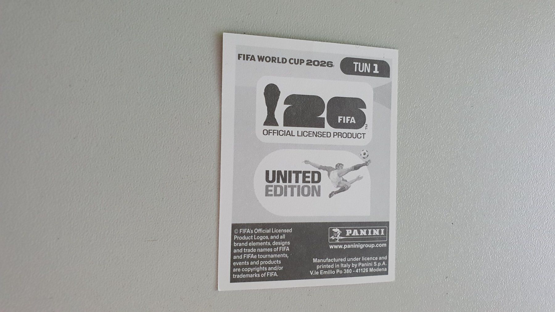 Panini Sammelbilder & Trading cards: Panini Sticker WM 2026 - TUN 1 – Neu (gemäss Beschreibung) aus Beromünster von boeggy 1
