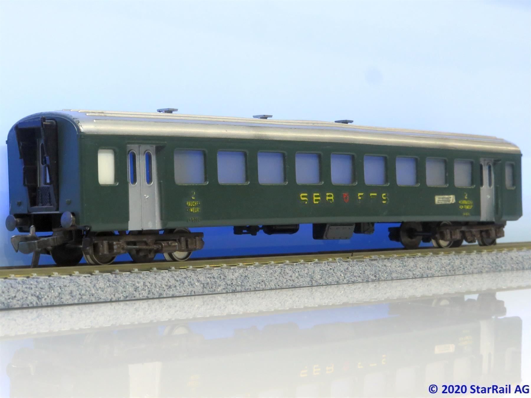 Fleischmann Modellini di ferrovie: Fleischmann 1416 Personenwagen 2. Klasse – Usato da Ennetbaden venduto da StarTrain