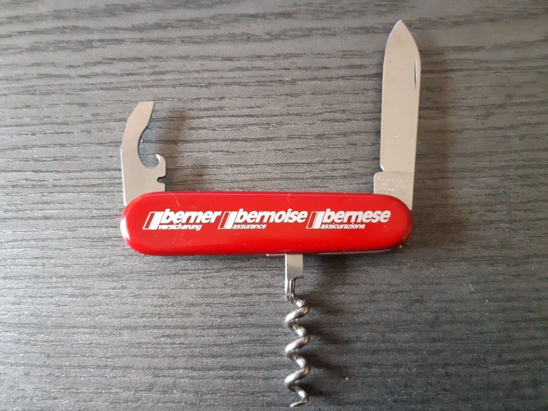 Victorinox Coltelli tascabile: Viktorinox Berner Versicherung – Usato da Grindelwald venduto da carro5 1
