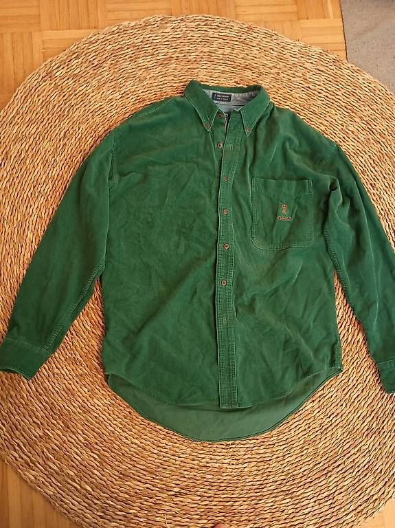 Ralph Lauren Camicie: Flaschengrünes Hemd von Ralph Lauren Chaps – Usato da Zürich venduto da Melianea