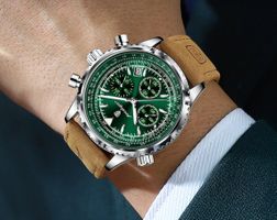 Montre Poedagar Chronographe Neuve - Élégance et Précision