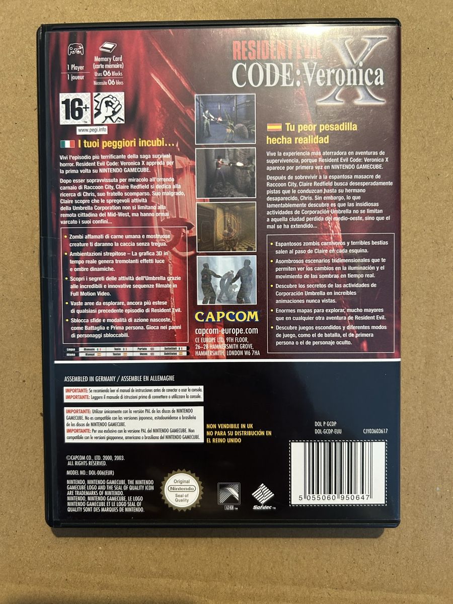 Spiele: Resident evil code Veronica – Gebraucht aus Pully von PongDayOne 1