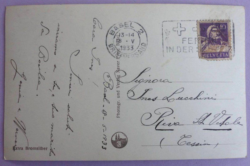 Cartoline postali: Basel, Bundesbahnhof – Usato da Fétigny venduto da Billy2miny 1