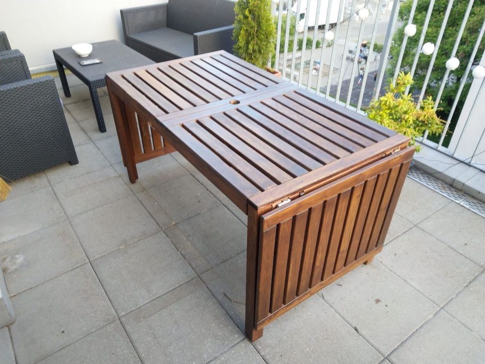 Äpplarö Ikea Gartentisch Holz in Zürich Kaufen auf Ricardo
