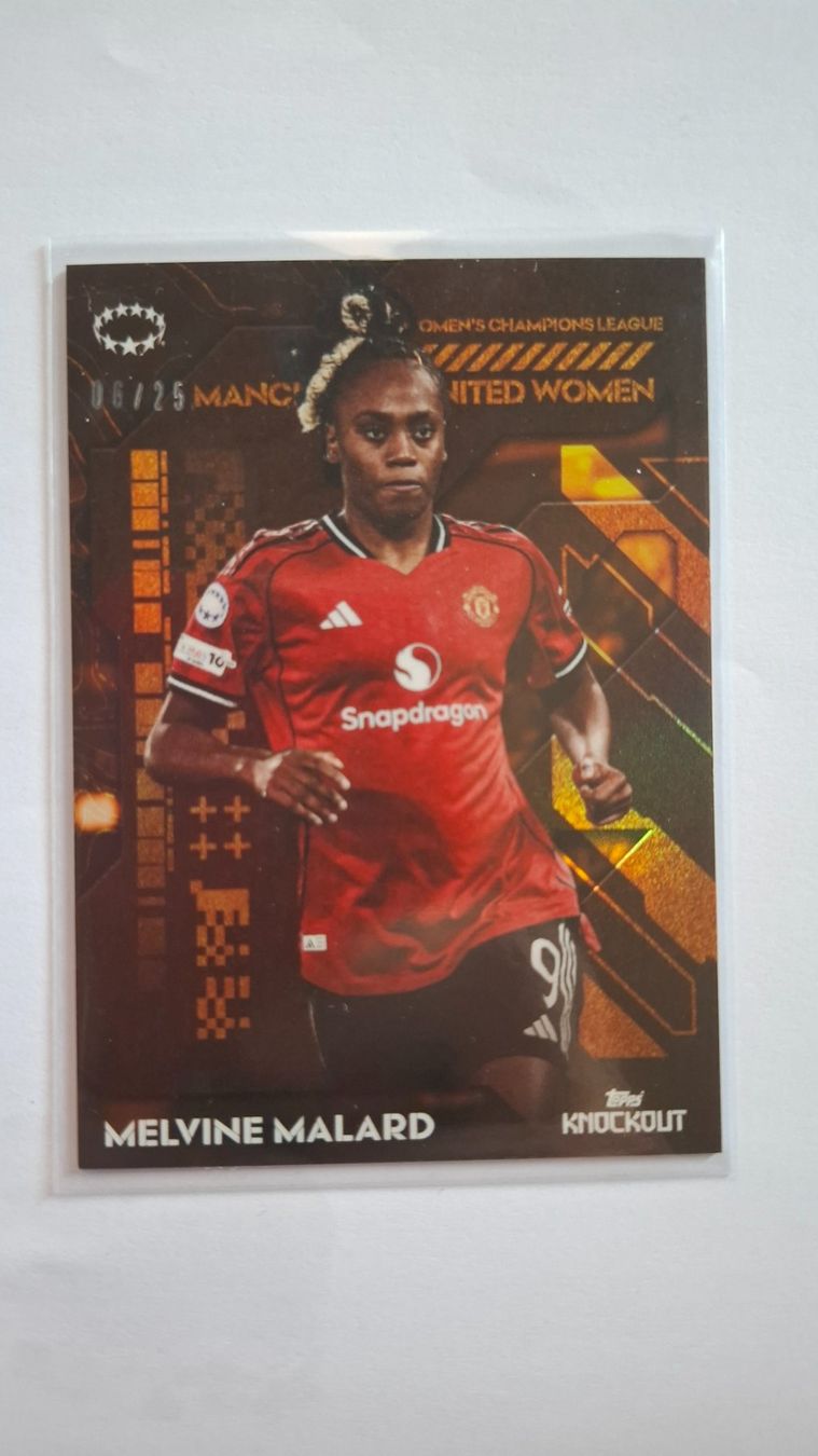 Topps Carte collezionabili: Melvine Malard Manchester United Topps Knockout /25 – Usato da Neuhausen am Rheinfall venduto da Schweizer83