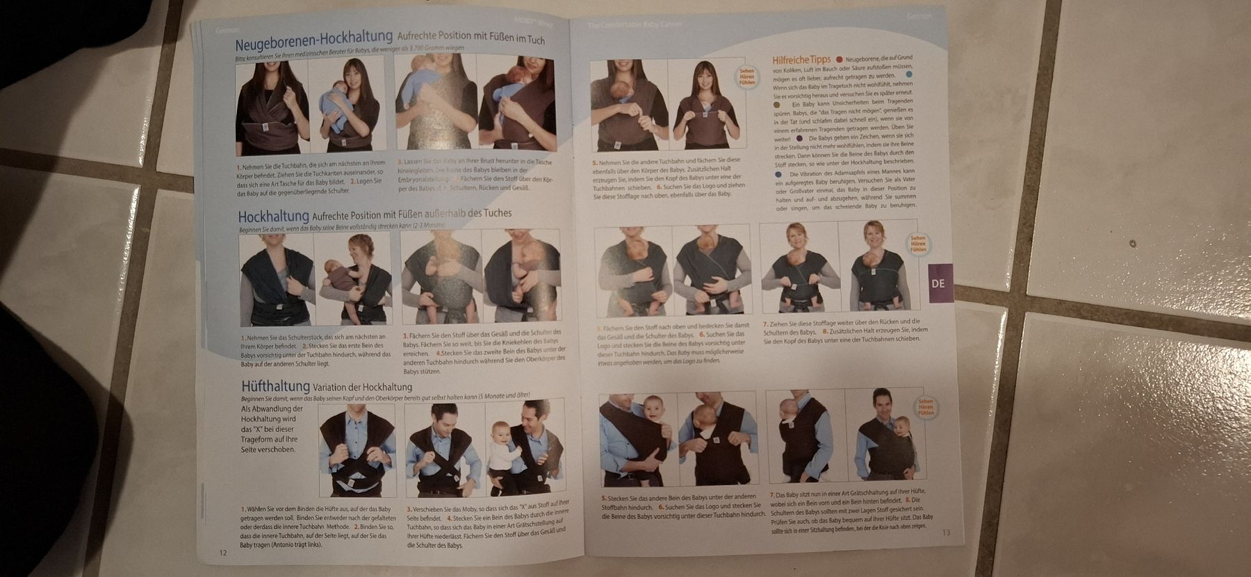 Moby Wrap Marsupi portabebè: Babytragetuch (Moby Wrap) – Usato da Zuzwil SG venduto da Zerospin 2