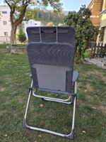 Klappstuhl Crespo grau Aluminium verstellbar gebraucht