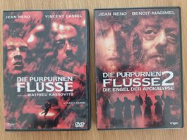 DVD Set - Die purpurnen Flüsse 1+2 - Jean Reno Top!